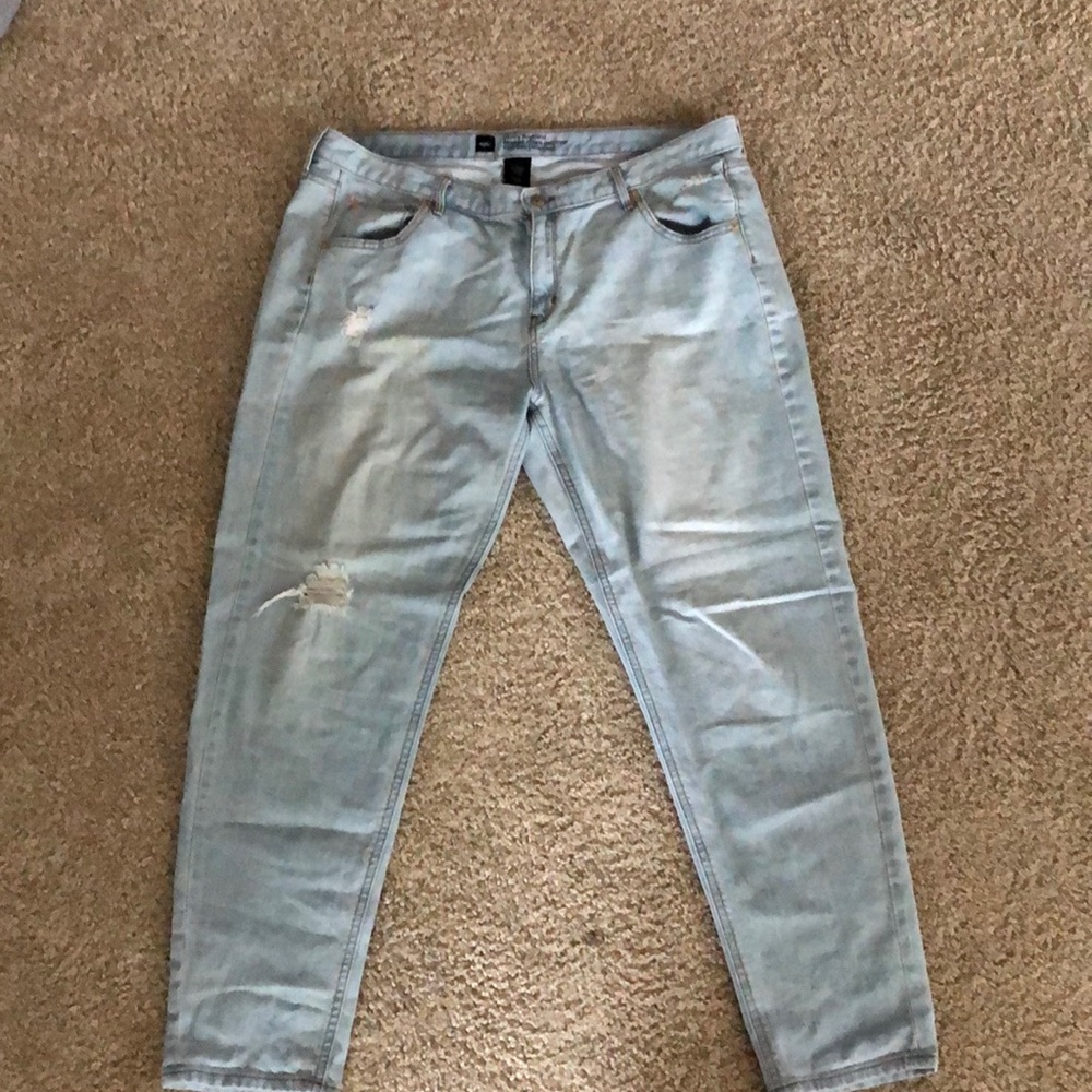 Size 16 Mossimo Light-wash Skinny Boyfriend Jeans
